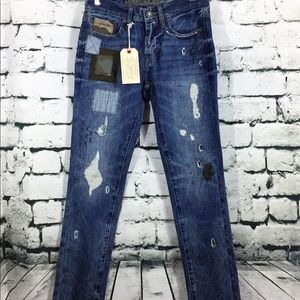 NWT One of a Kind Reconstructed AEO Skinny Jeans